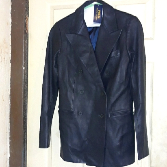 Polo Ralph Lauren Jackets & Blazers - Polo Ralph Lauren Leather Coat